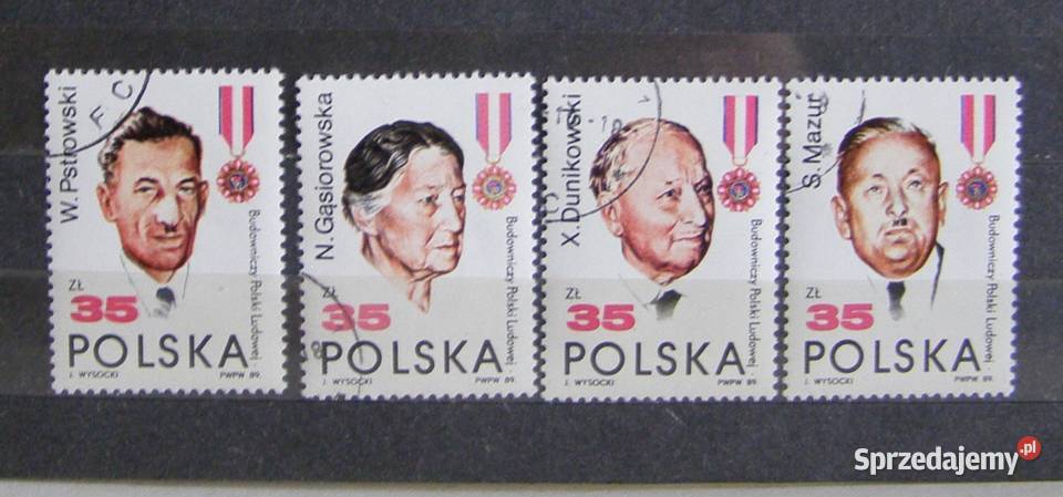 Znaczki pocztowePolskaZestaw 228 Filatelistyka Łódź