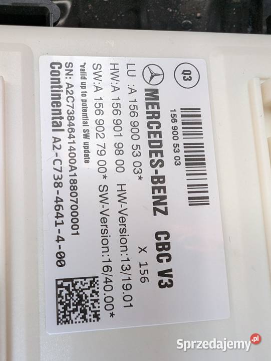 156 900 53 03 BCM Mercedes Gla 156 Cieszyn