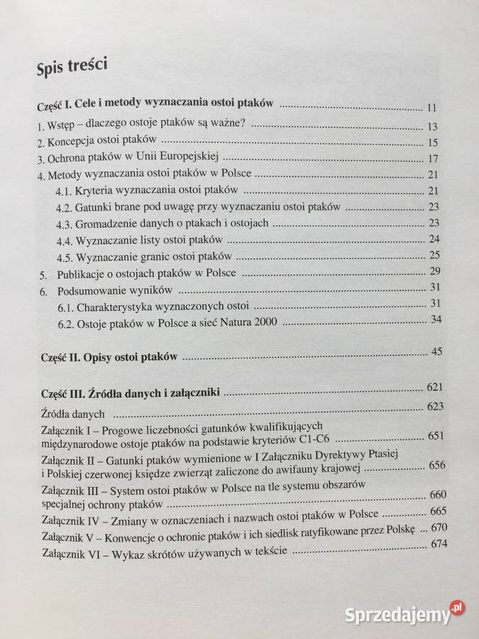 Ostoje ptaków o znaczeniu europejskim w Polsce biologia, ekologia podlaskie sprzedam