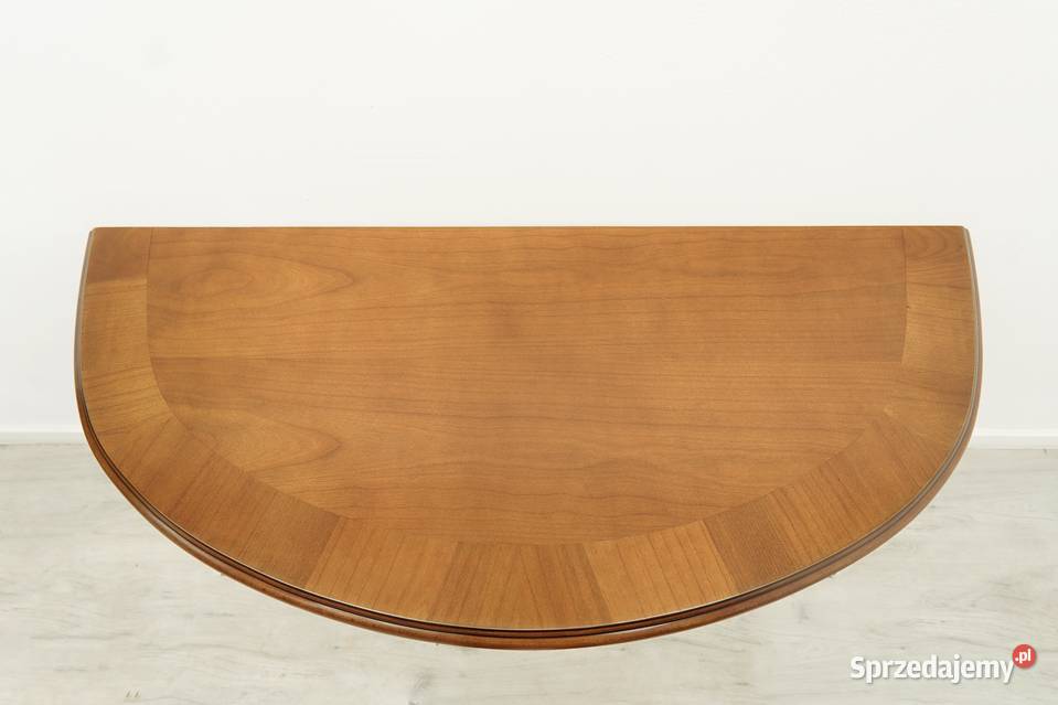 Stylowa półokrągła konsola renowacji Jerka