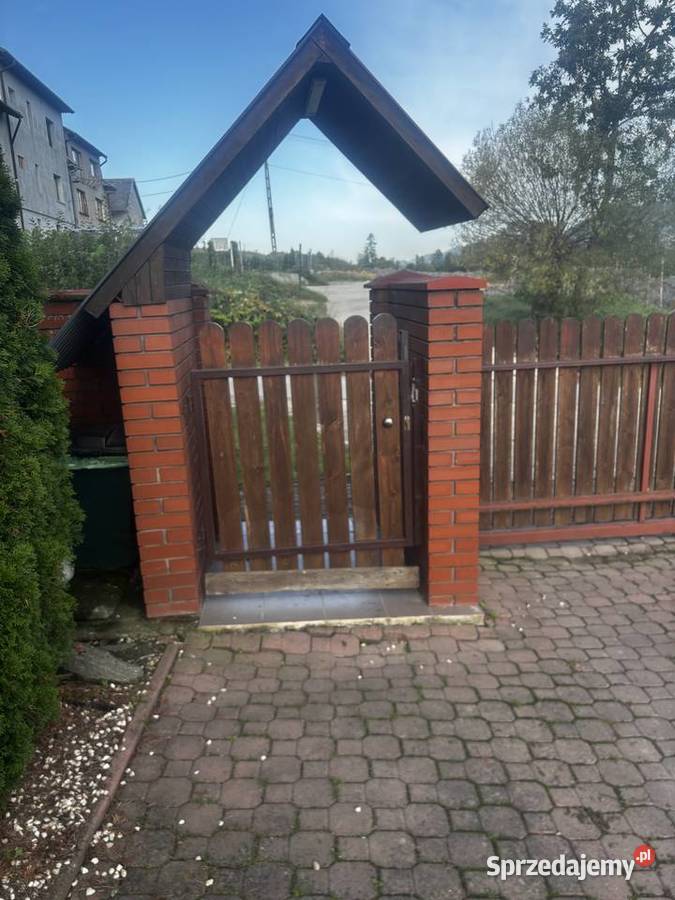 Brama przesuwna z automatem i bramką małopolskie