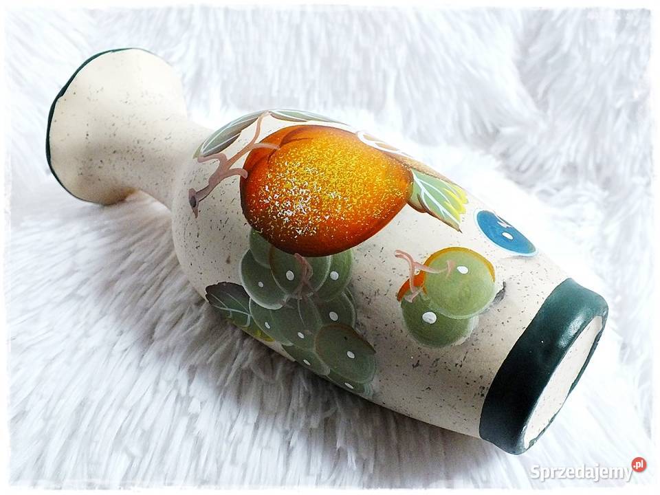 Stary wazon ręcznie malowany Owoce Włochy lata Żary