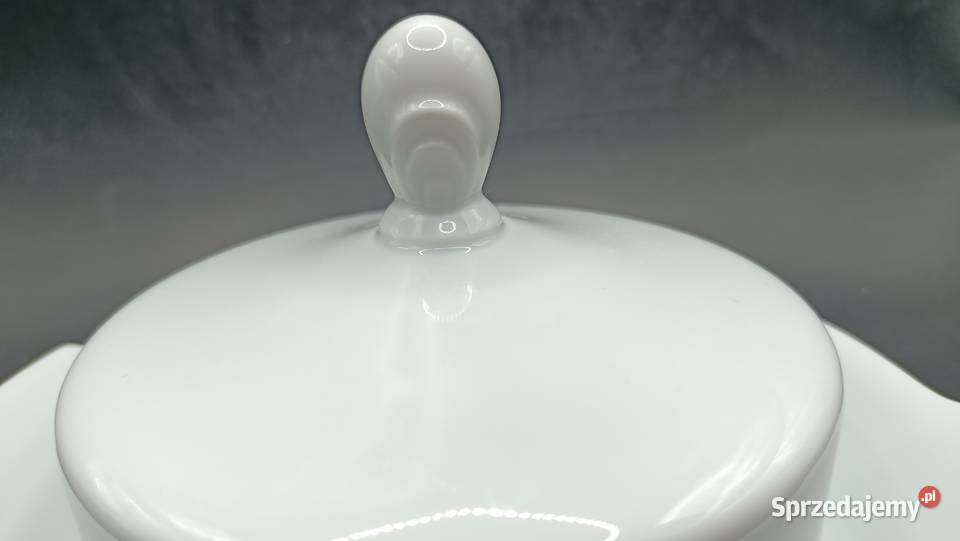 Maselniczka porcelana biała classic rose Germany Zamość
