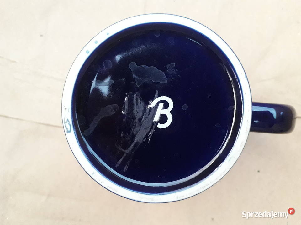 Switzerland Blue Gold Ceramic Coffee Tea Cup Warszawa sprzedam