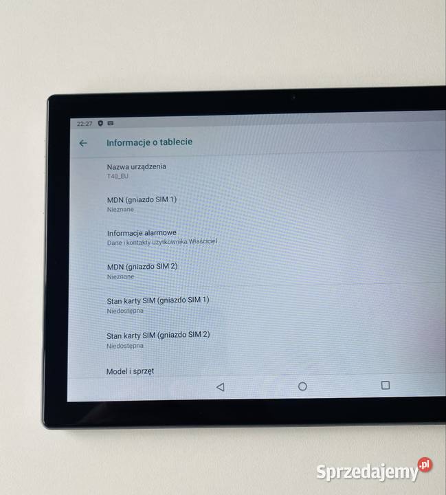 Tablet 101 cala Crelander T40 Android 13 SIM Przekątna ekranu 10.1 Kraków