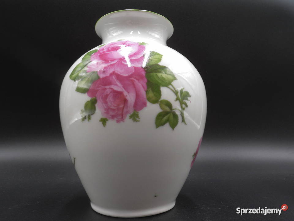 Porcelanowy wazon w róże Thomas Porcelana i szkło Raszków