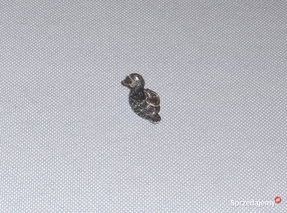 Wisiorek kaczuszka ze srebra oksydowanego 56g Wisiorki Łódź