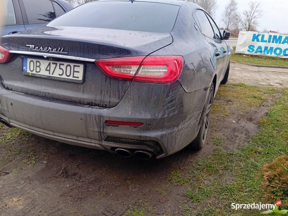 Maserati quatroporte uszkodzony Ostrołęka sprzedam