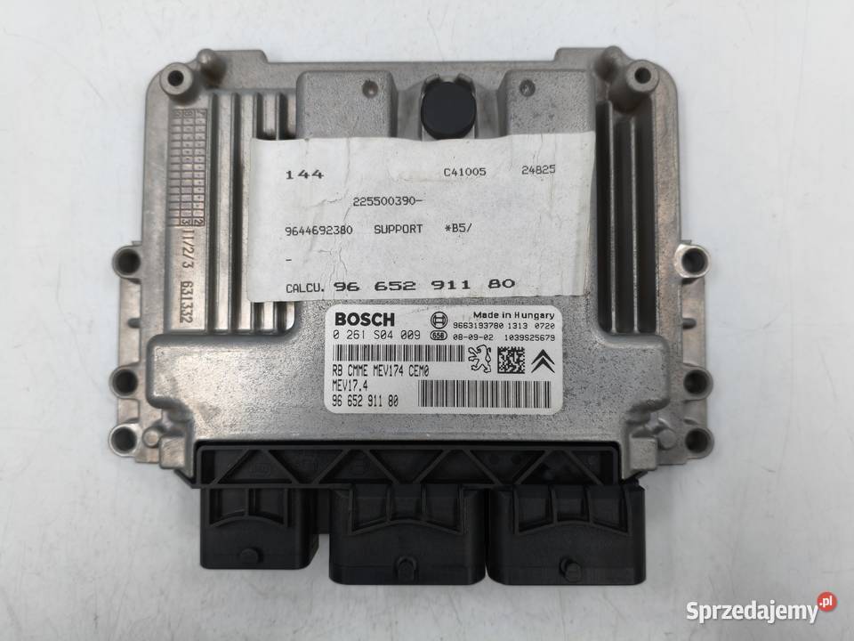 Sterownik Silnika Peugeot 207 16 16v 9665291180 Wyszków