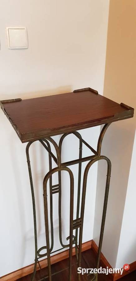 Postument konsola secesja wiedeńska mosiądz 1900