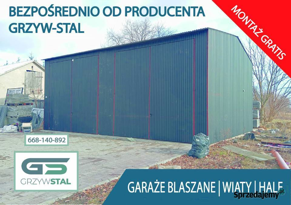 Garaż Blaszany Wiata Blaszana Magazyn Blaszany 40m2 Koło sprzedam