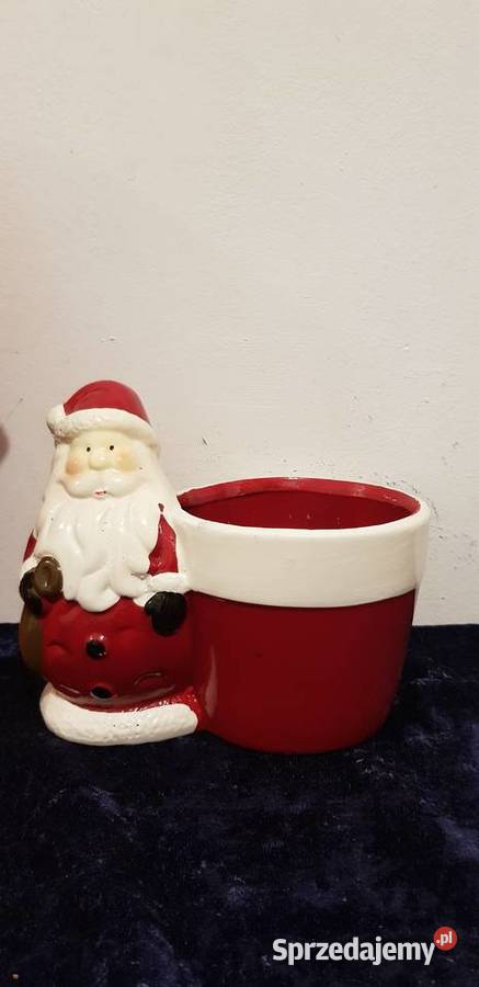 Porcelanowe Figurki kominek Święty Mikołaj Nysa