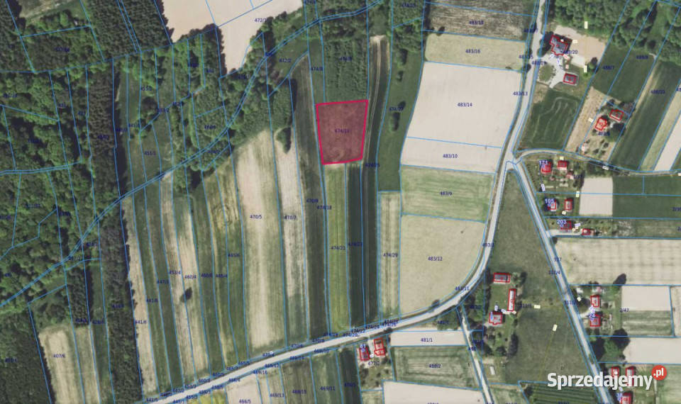 sprzedaży działki 2852m2 Chrząstówka rolna sprzedam