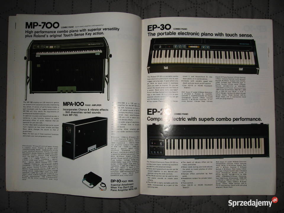 Roland syntezatory SH7 SH5 SH2000 GR500 System Roland pomorskie