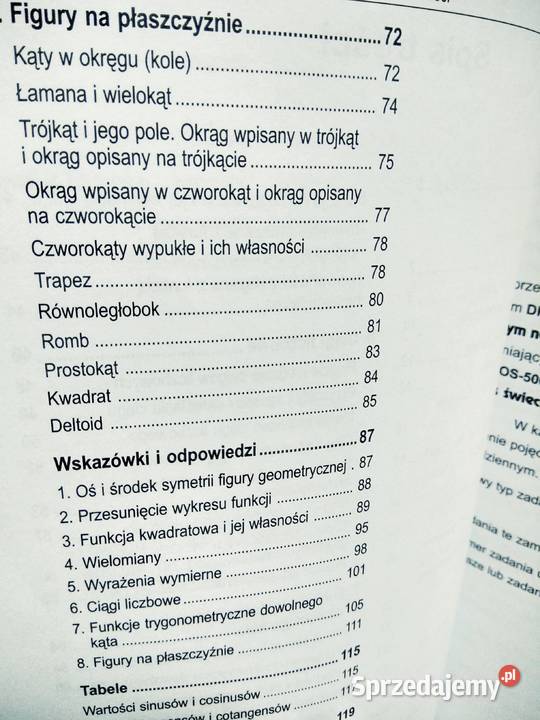 Matematyka Podkowa 2 zbiór zadań podstawowa Antykwariat