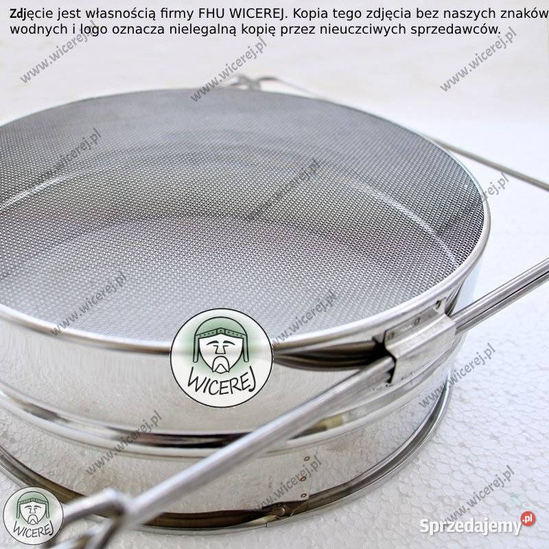 Sito do Miodu Premium Płaskie nierdzewne podkarpackie Jaśliska