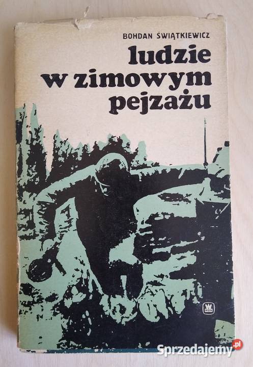 ludzie w zimowym pejzażu Bohdan Świątkiewicz Gdańsk