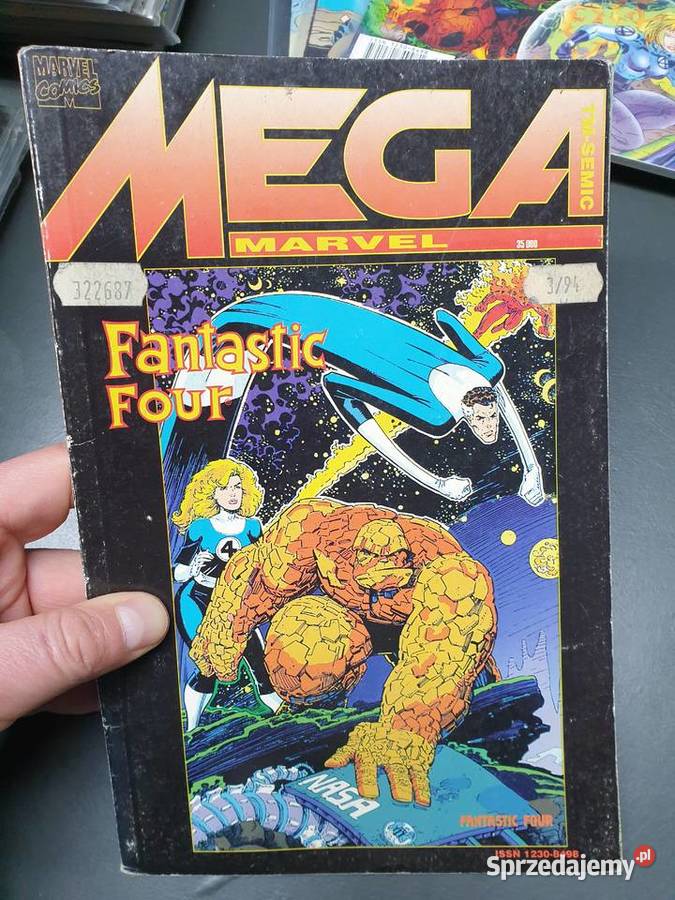 Mega Marvel 3 4 1994 Fantastic Four Superbohaterowie