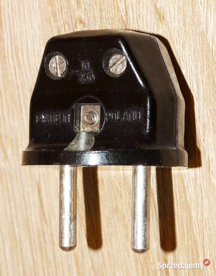 Wtyk wtyczka sieciowa bakelitowa KWE W11 A22 10 Gliwice