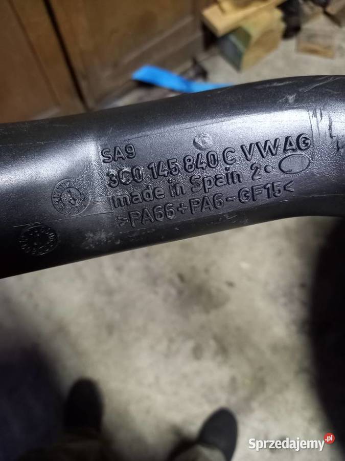 RURA PRZEWÓD INTERCOOLERA OE VW 3C0 145 840C Andrespol