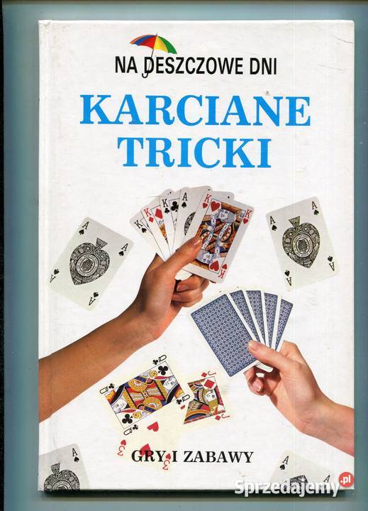 Na deszczowe dni karciane tricki Gry i zabawy twarda Książki i Podręczniki