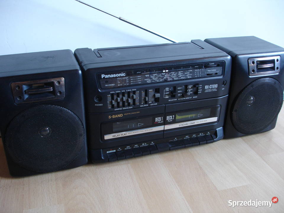Radiomagnetofon PANASONIC RXCT810 lubuskie Zielona Góra