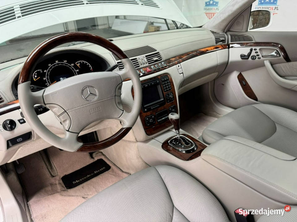 Mercedes S 600 Mercedes S 600 LONG Biały W12 365 Sulechów