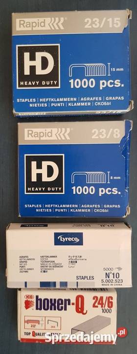 spinacze tipex zakreślacz karteczki myszki Artykuły szkolne