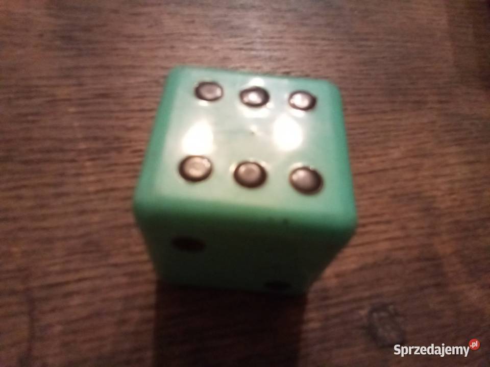 Kostka temperówka zielona Vintage mazowieckie Warszawa