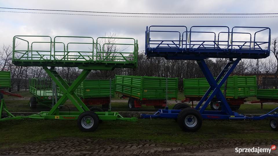 Platforma sadownicza do zrywania owoców unoszona Ogrodnictwo i sadownictwo mazowieckie sprzedam