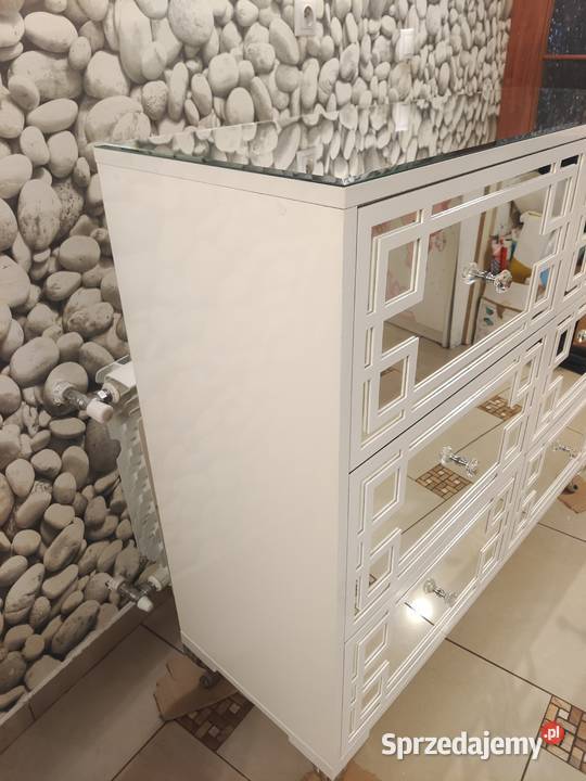Komoda 6 szuflad wysoki połysk Glamour 120 Komody Nowy Sącz