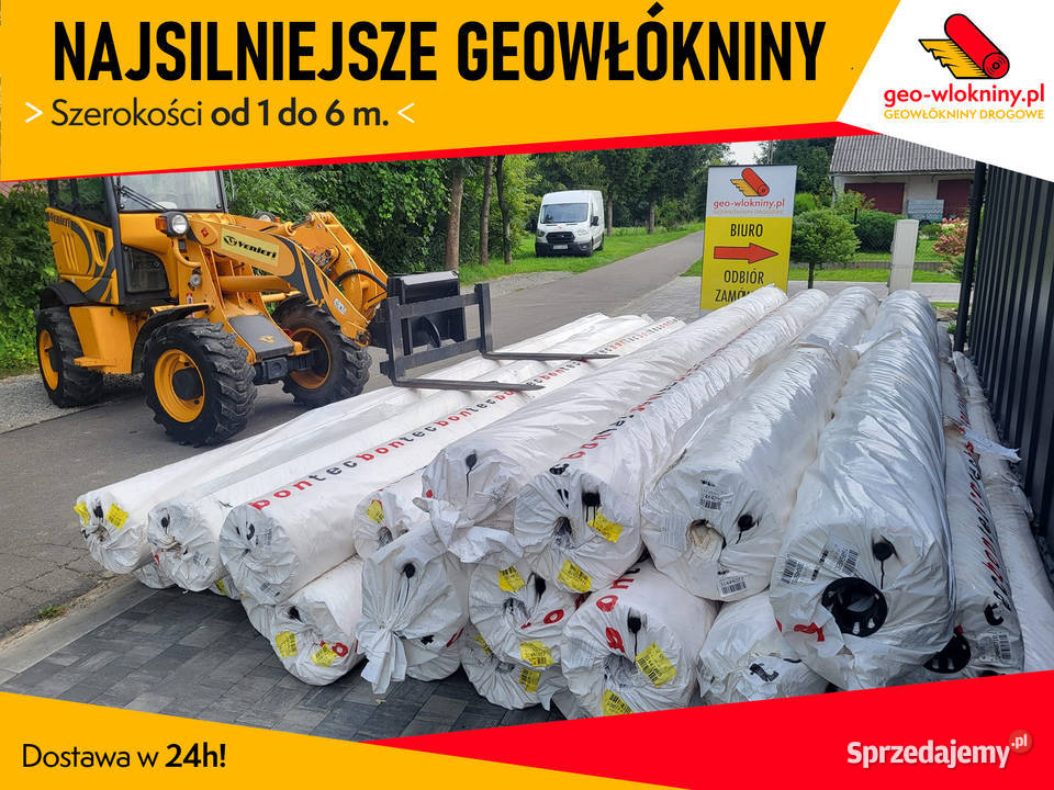 Geowłóknina Drogowa Polipropylen homologowany Rzeszów