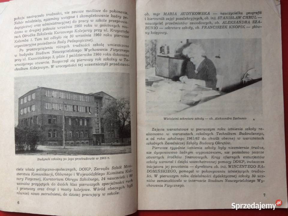 876 Monografia Technikum Kolejowego w Szczecin