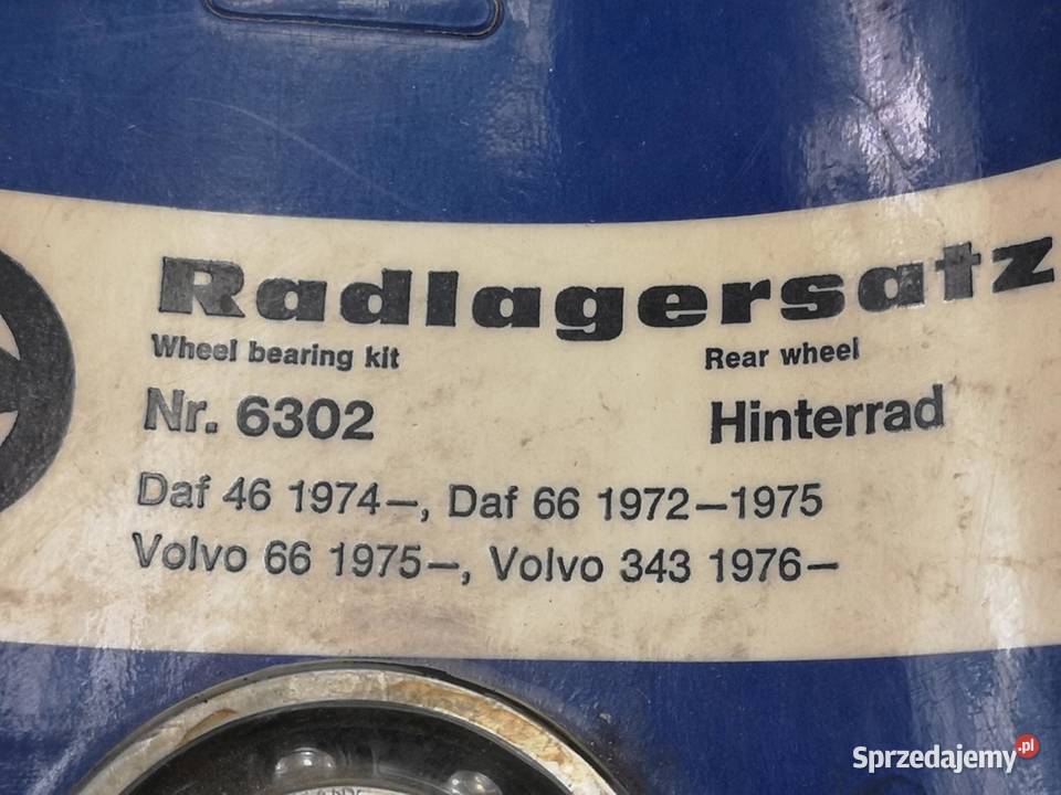 ZESTAW ŁOŻYSK KULKOWYCH VOLVO 343 1976 NOWY
