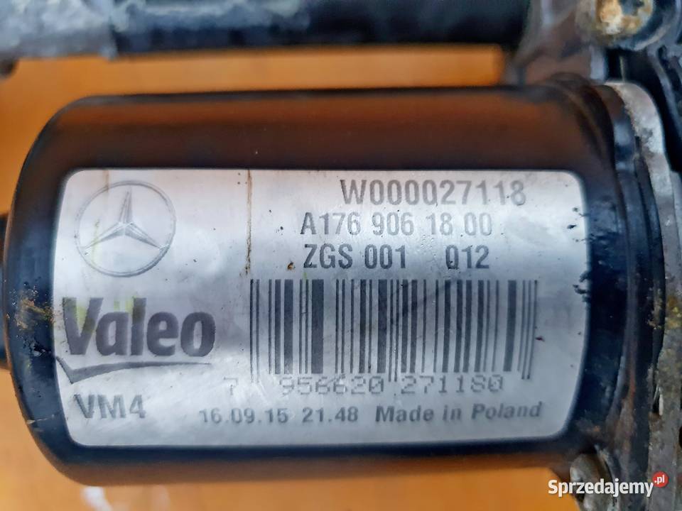 MERCEDES W117 W176 MECHANIZM WYCIERACZEK osobowe mazowieckie Radom