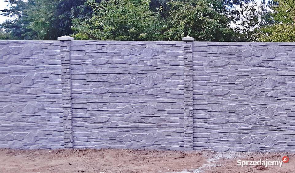 Płyty ogrodzeniowe różne wzory wielkopolskie Miękowo sprzedam