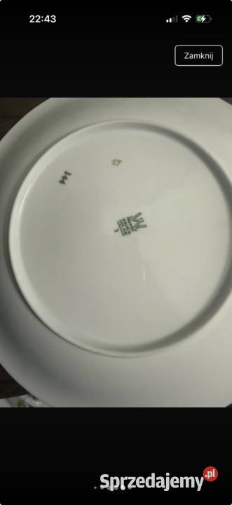 Serwis obiadowy 6 osob łódzkie Zgierz
