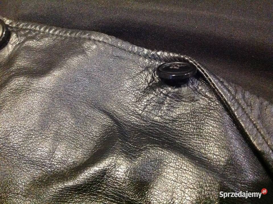 Marynarka Kurtka Skórzana Damska S Czarna skóra Kurtki i płaszcze Nowa Sól sprzedam