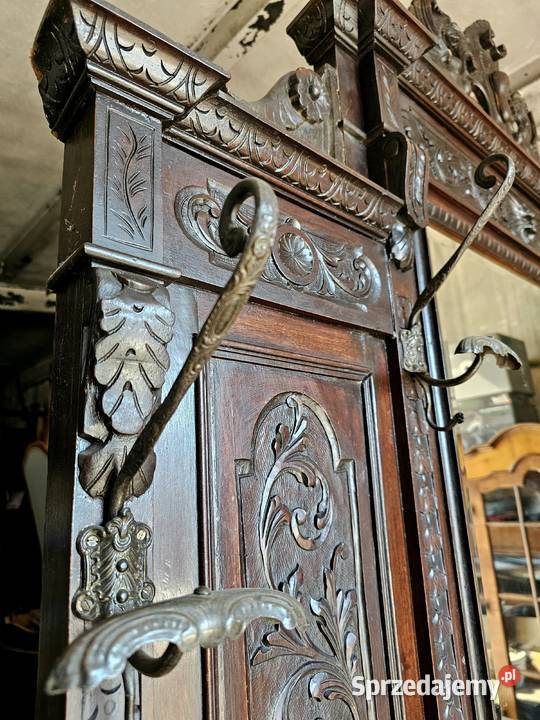 Piękna garderoba wieszak włoski neorenesans Meble Wałbrzych sprzedam