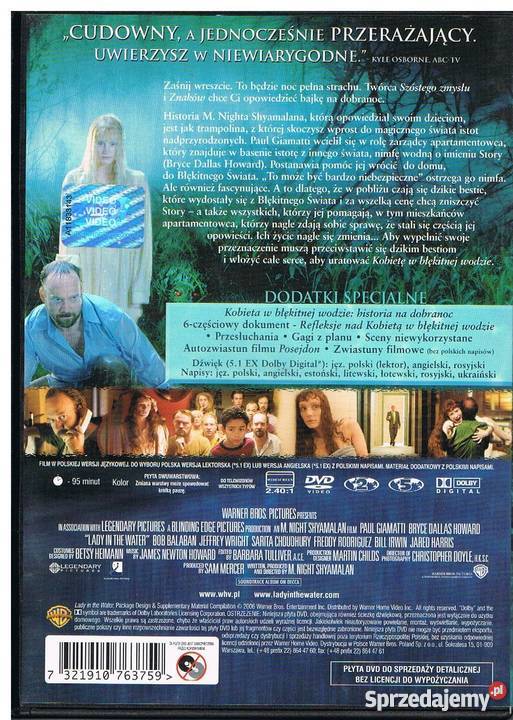 Kobieta w błękitnej wodzie M Night Shyamalan fantasy