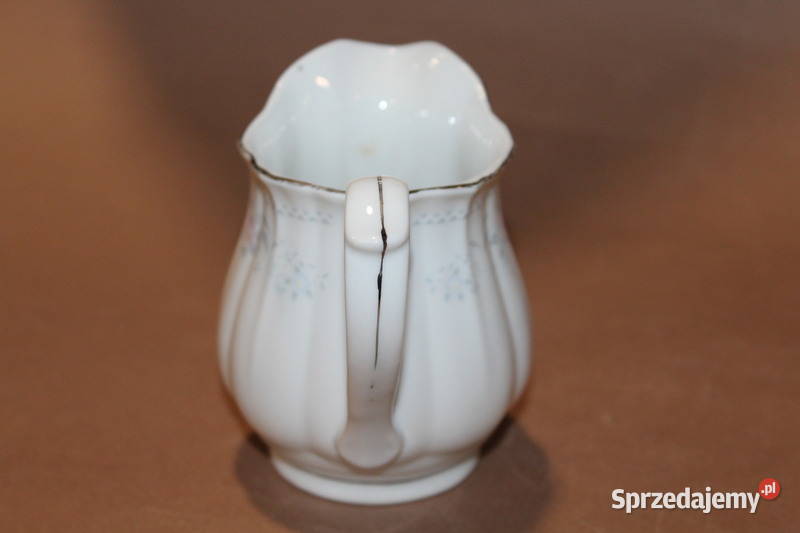Porcelanowy mlecznik w kwiaty 1158 Szczecin