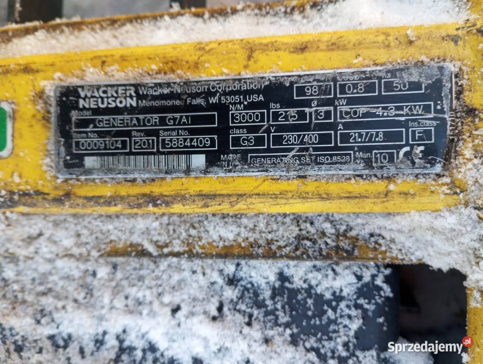 Agregat prądotwórczy Wacker Neuson 43 kw