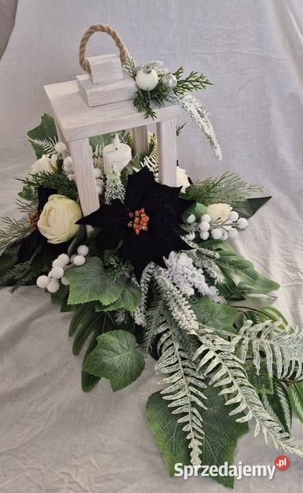 Stroik świąteczny dekoracja na cmntarz Pleszew