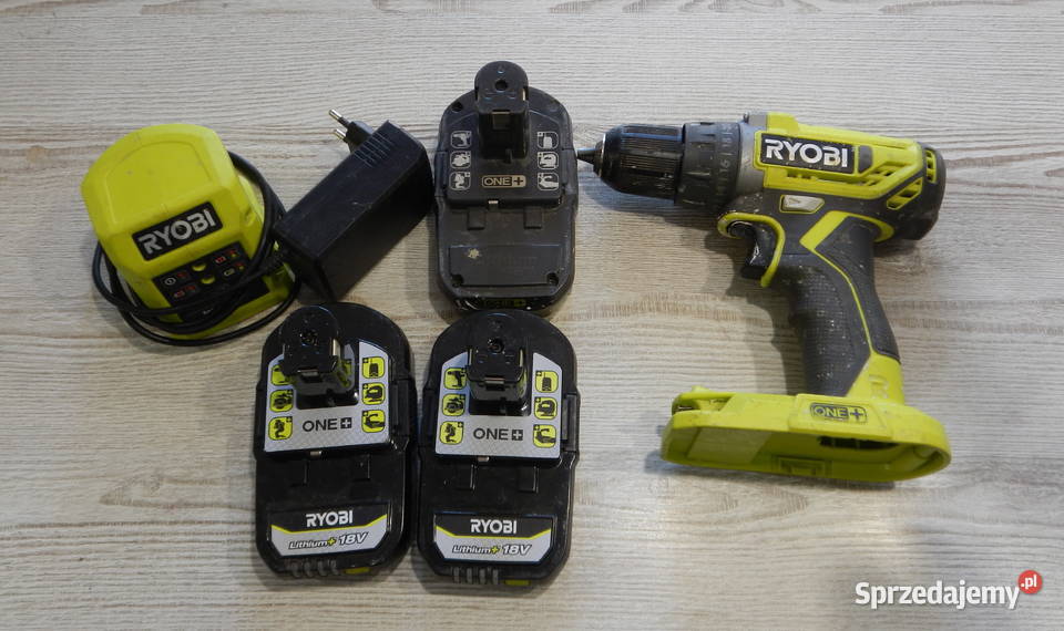 Wkrętarka Ryobi R18DD2 3 x aku ładowarka Leżajsk