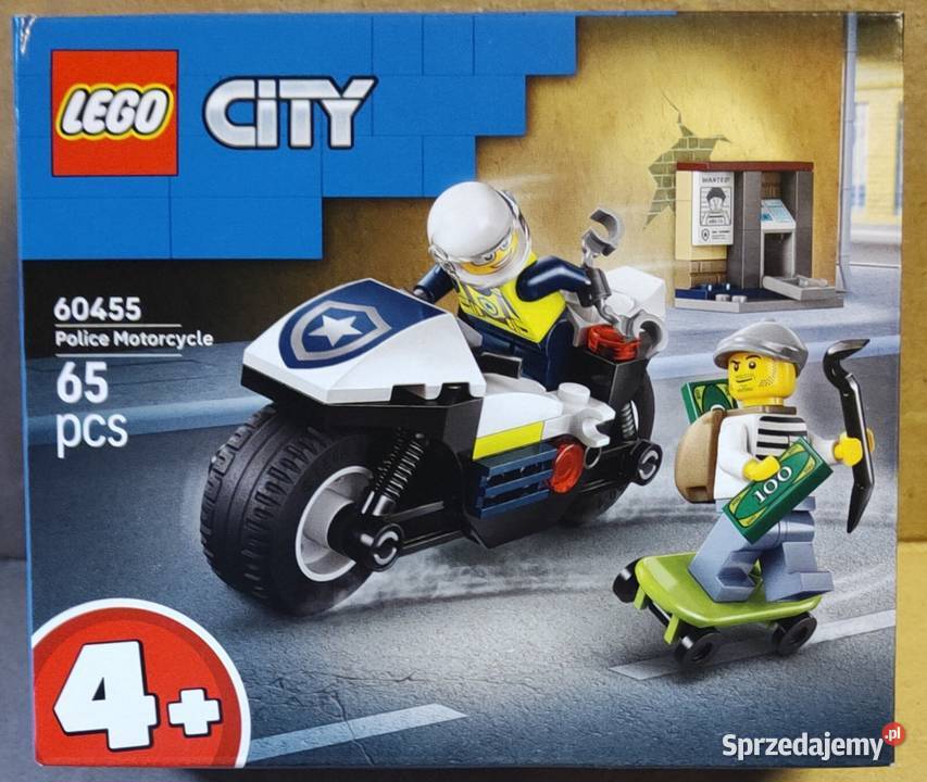 LEGO City 60455 Pościg na motocyklu policyjnym Szczecin