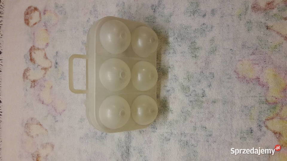 Plastikowy pojemnik turystyczny na jajka 6 sztuk opolskie Głuchołazy