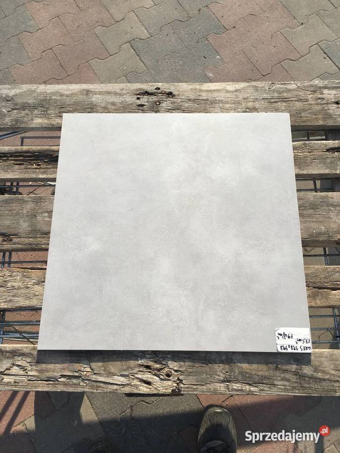 Gres płytka podłogowa nat sq60 d46 szary mat Reguły