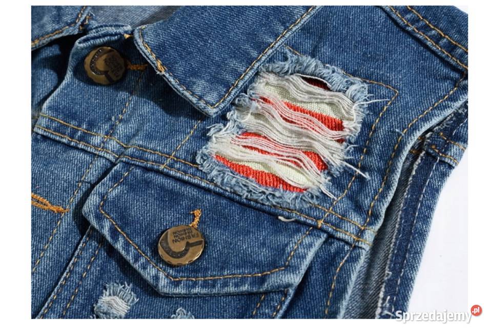 Bezrękawnik kamizelka katana jeansowa USA Sosnowiec sprzedam