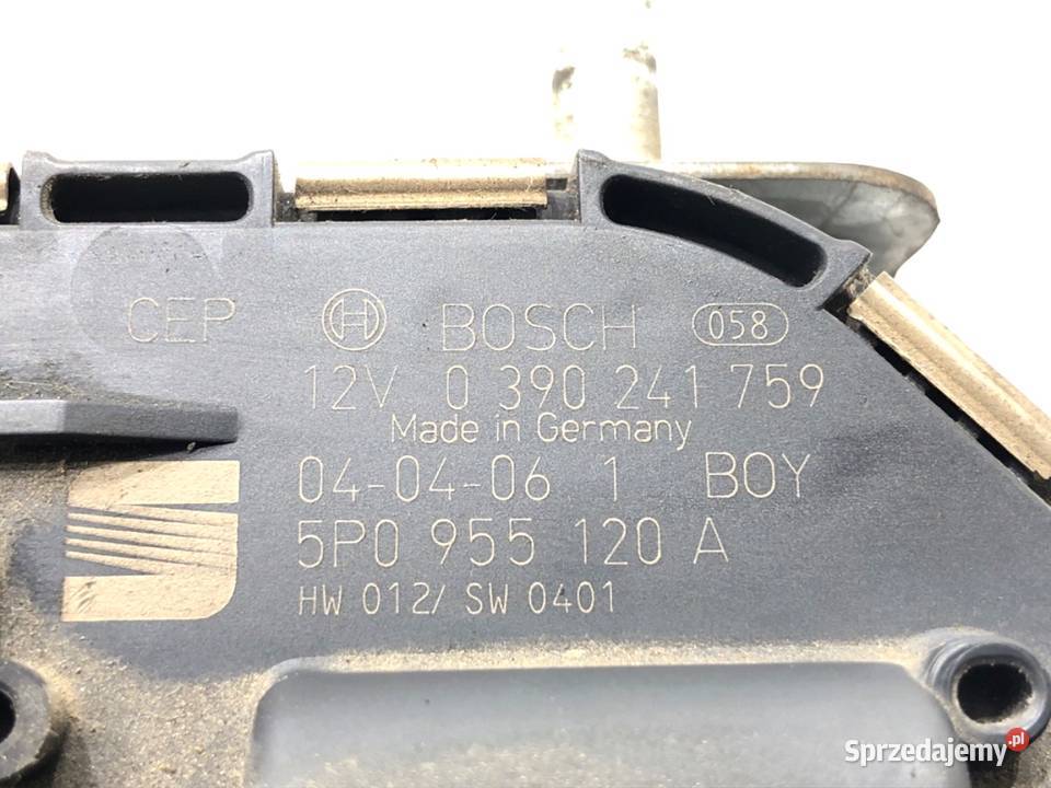 MECHANIZM WYCIERACZEK PRAWY PRZÓD SEAT ALTEA