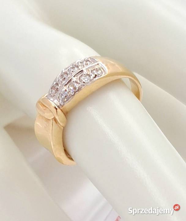 Pierścionek r105 Złoty pr585 Glamour Z672 Poznań